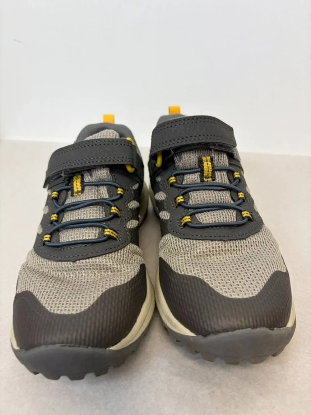 Boys Gray Merrell Velcro Sneakers